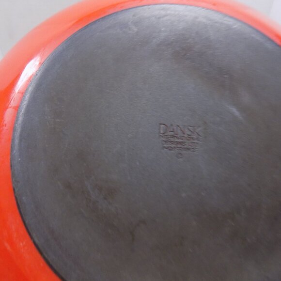 MCM DANSK Kobenstyle Red Enamel Pot 3 qt Jens Quistgaard IHQ France Retro - Picture 9 of 12